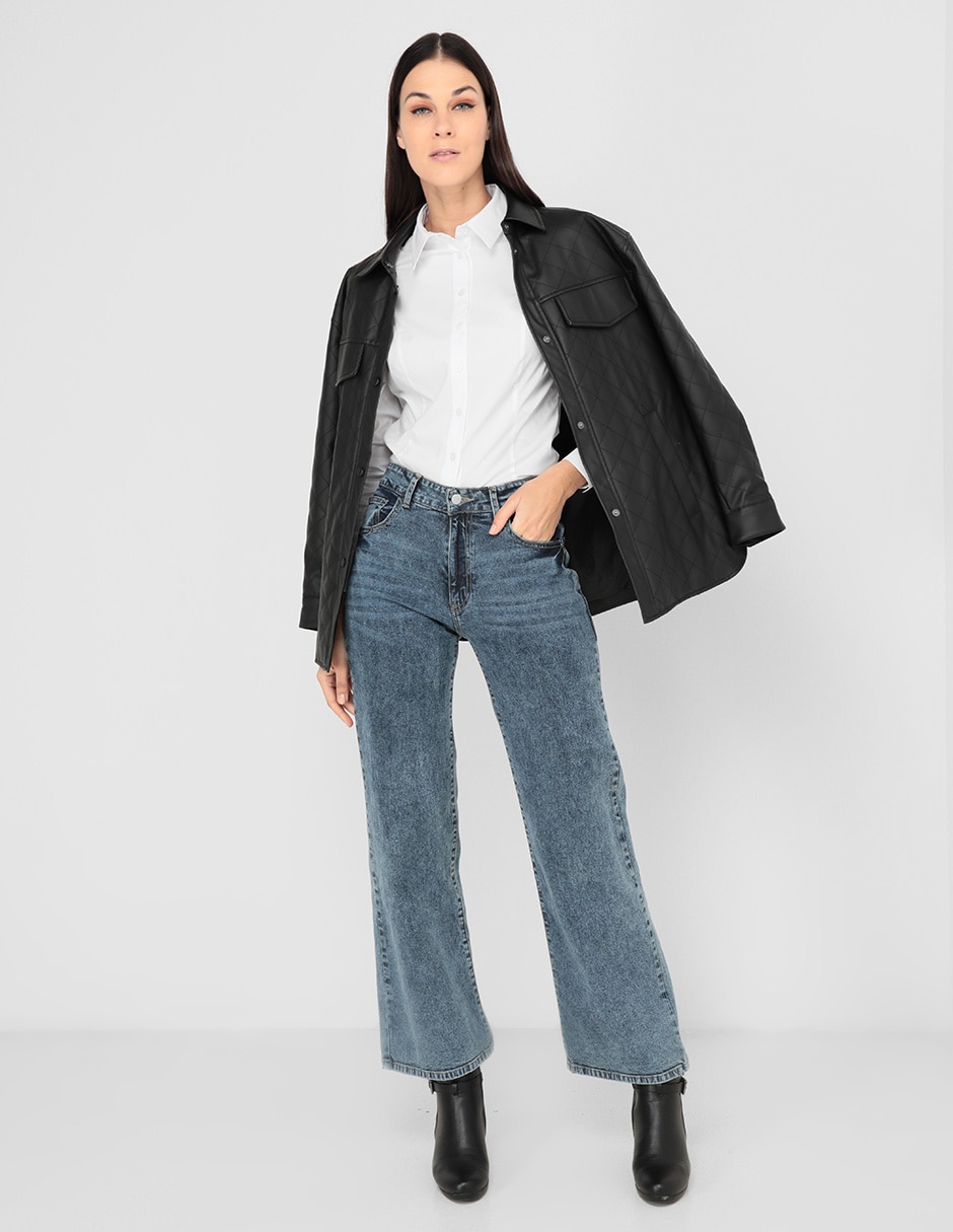 Blusa manga larga para mujer