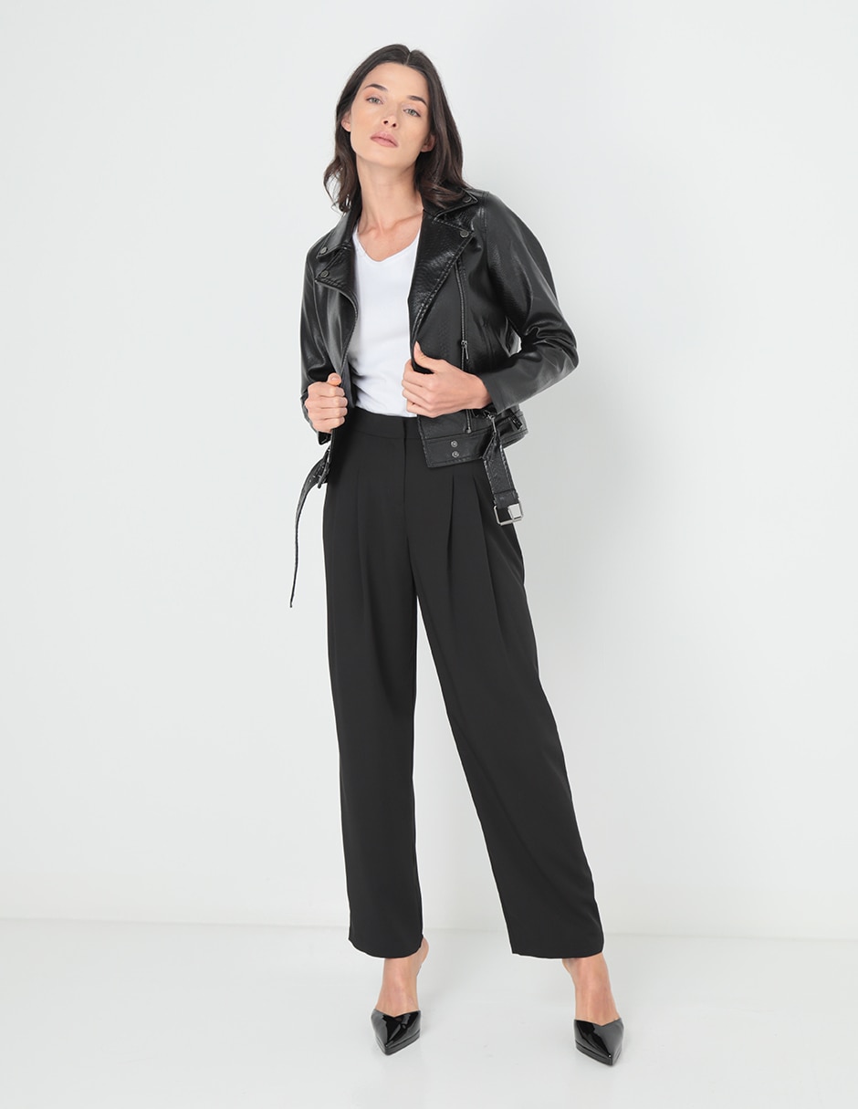 Suéter cuello redondo para mujer