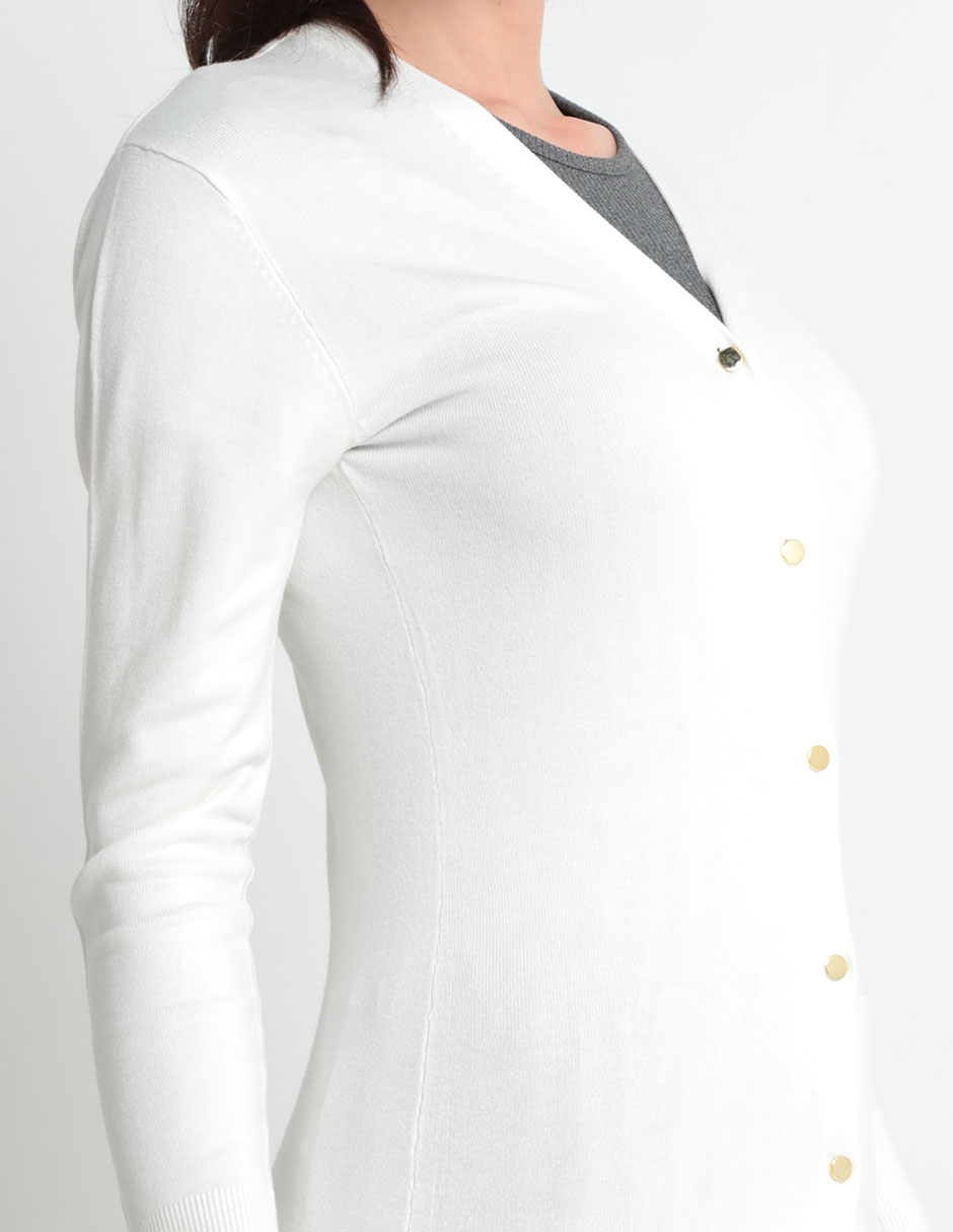 Suéter cuello V para mujer 5