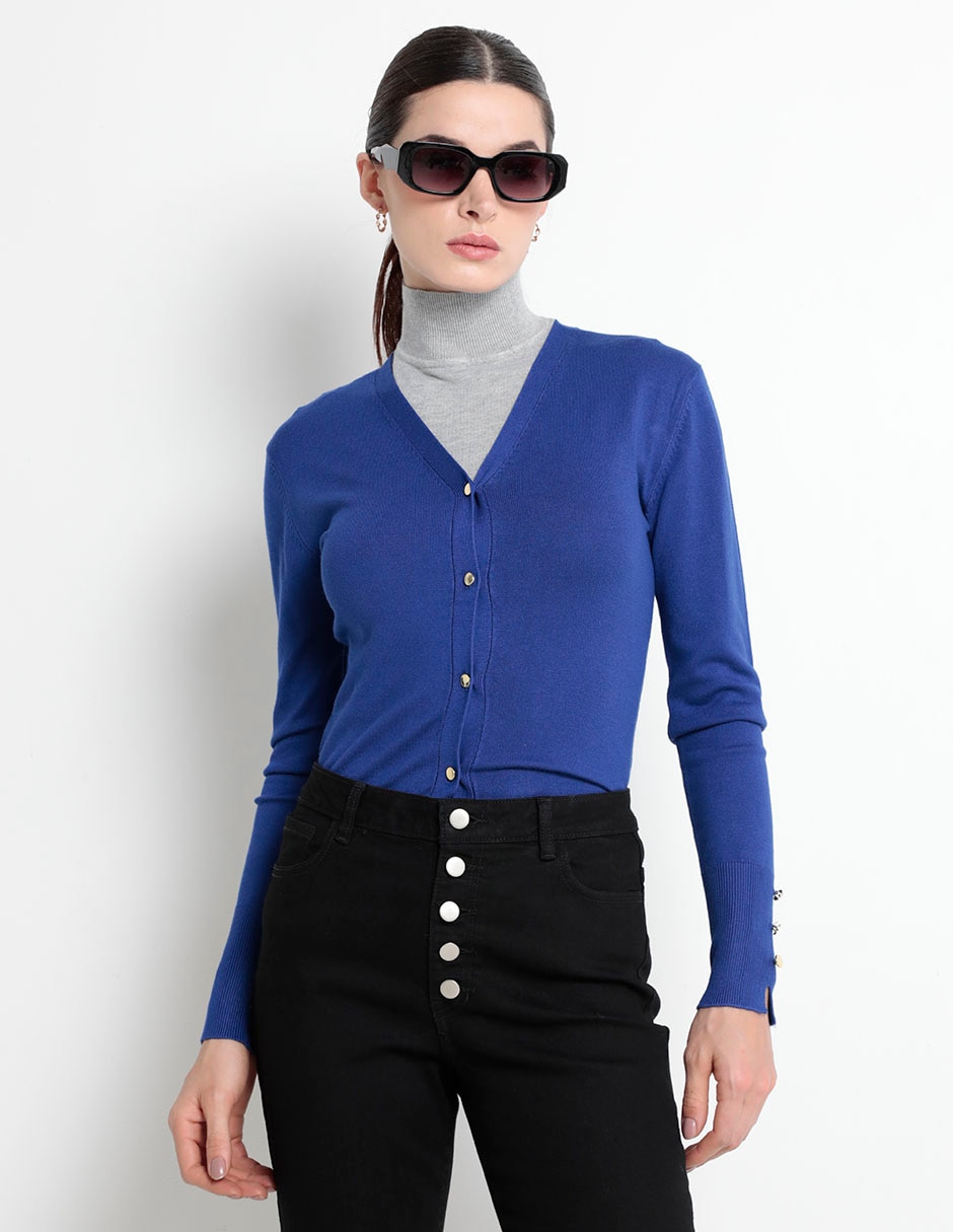 Suéter cuello V para mujer Suéter cuello V para mujer