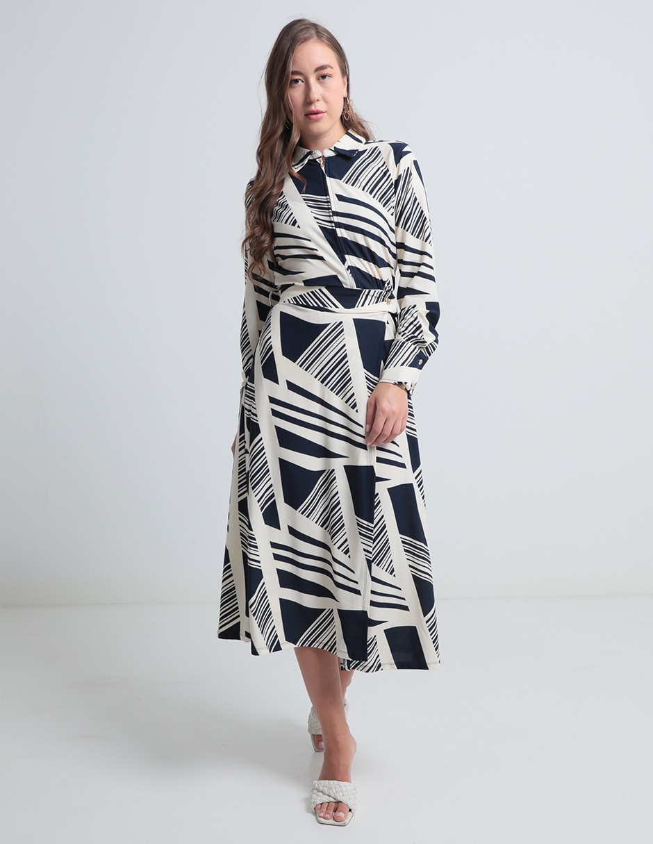 Vestido midi casual para mujer