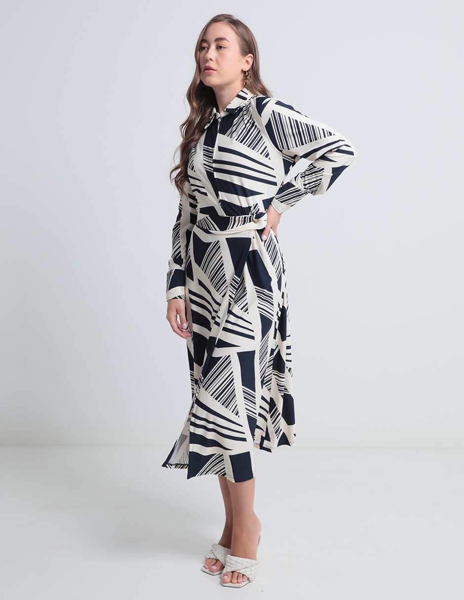 Vestido midi casual para mujer
