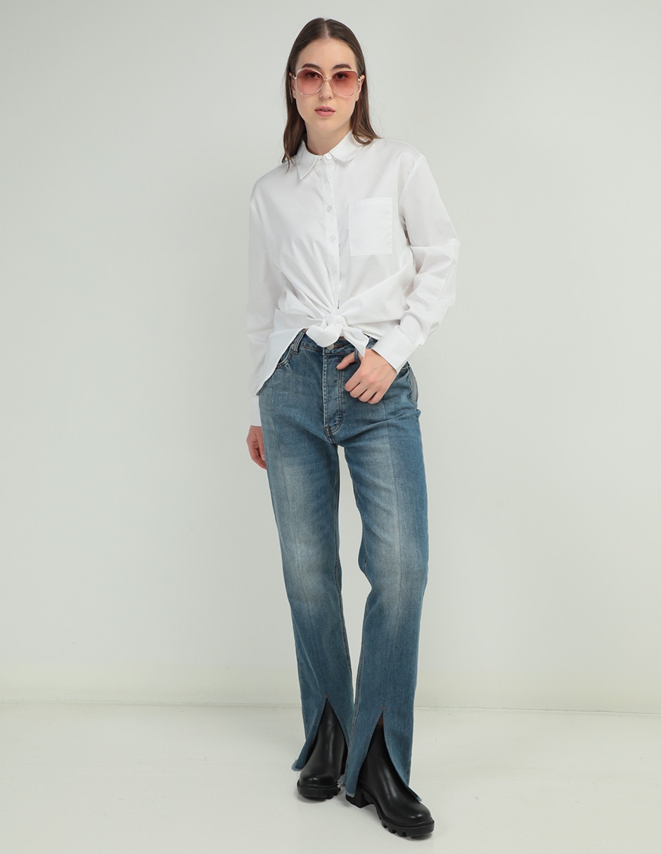 Blusa túnica Medizin Uniformes manga corta para mujer