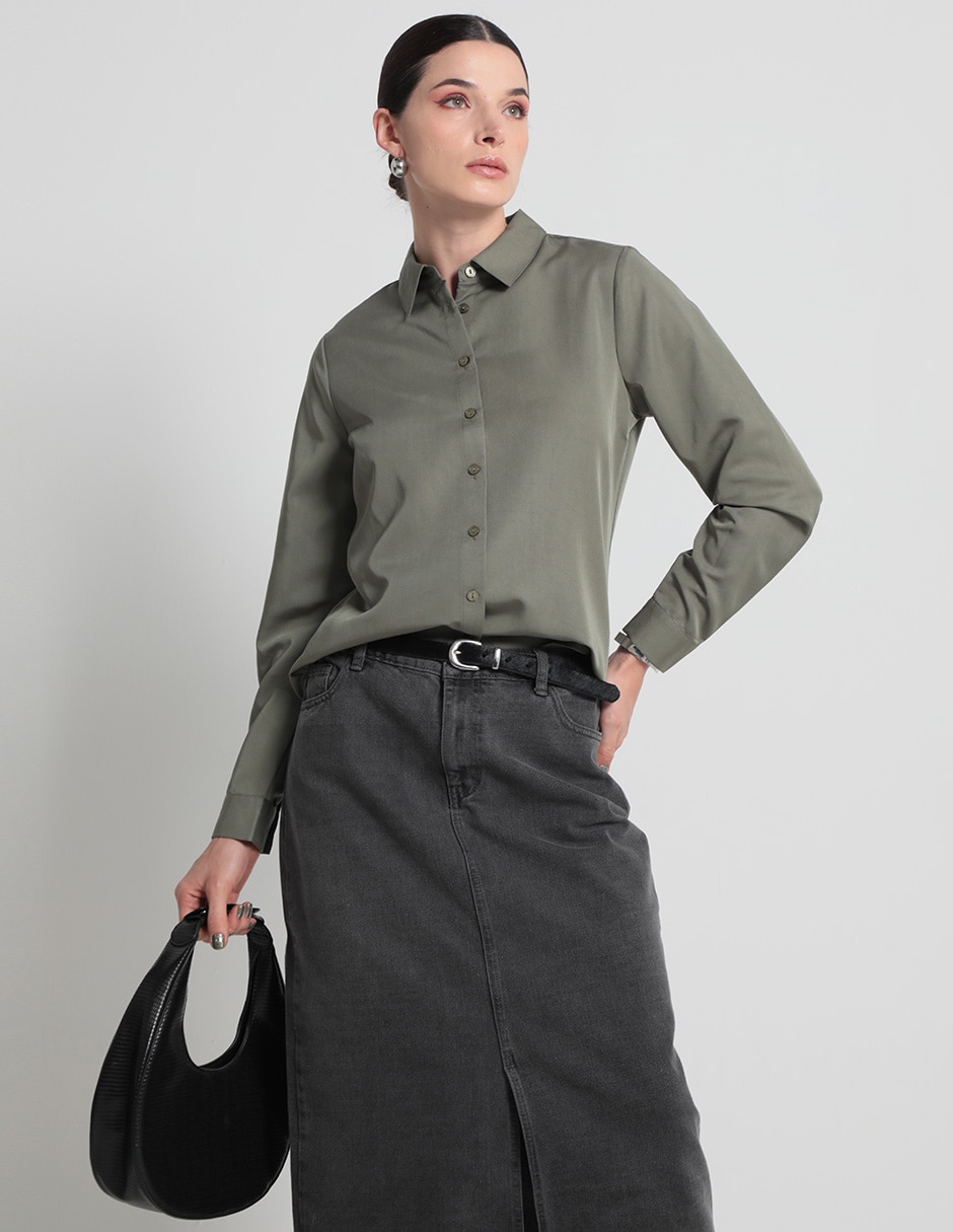 Blusa túnica Medizin Uniformes manga corta para mujer