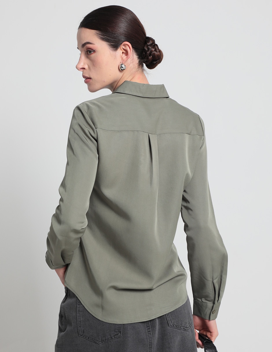 Blusa túnica Medizin Uniformes manga corta para mujer