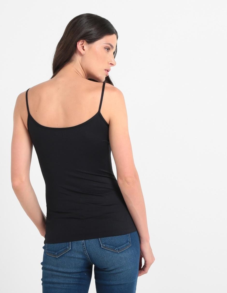 Top cuello redondo tirante delgado 2