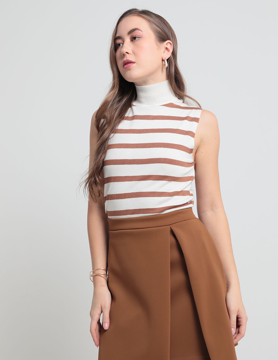 Blusa sin manga para mujer