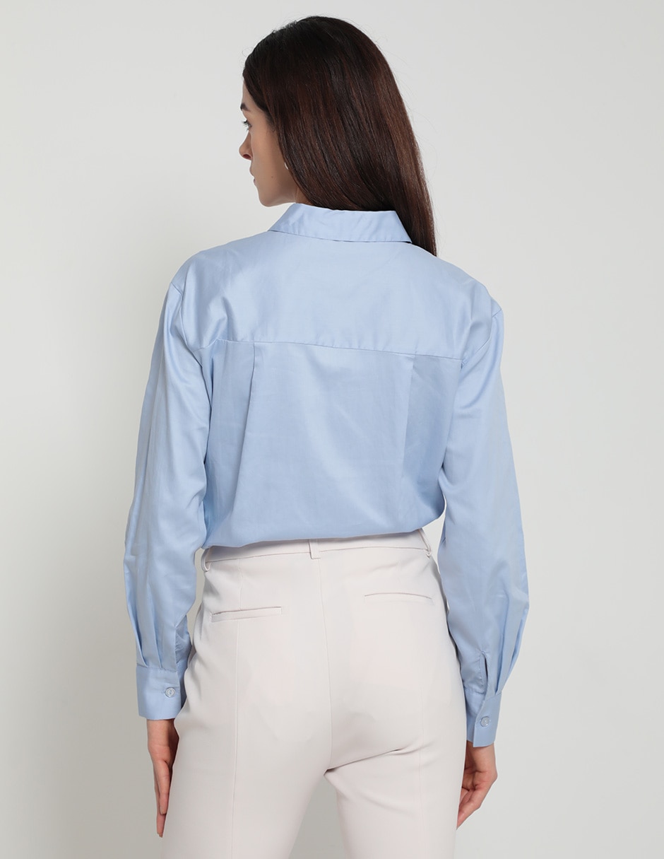 Blusa manga larga para mujer 5