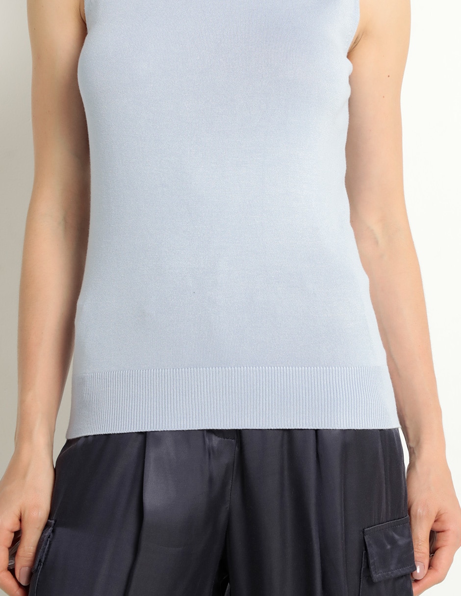 Blusa sin manga para mujer 2