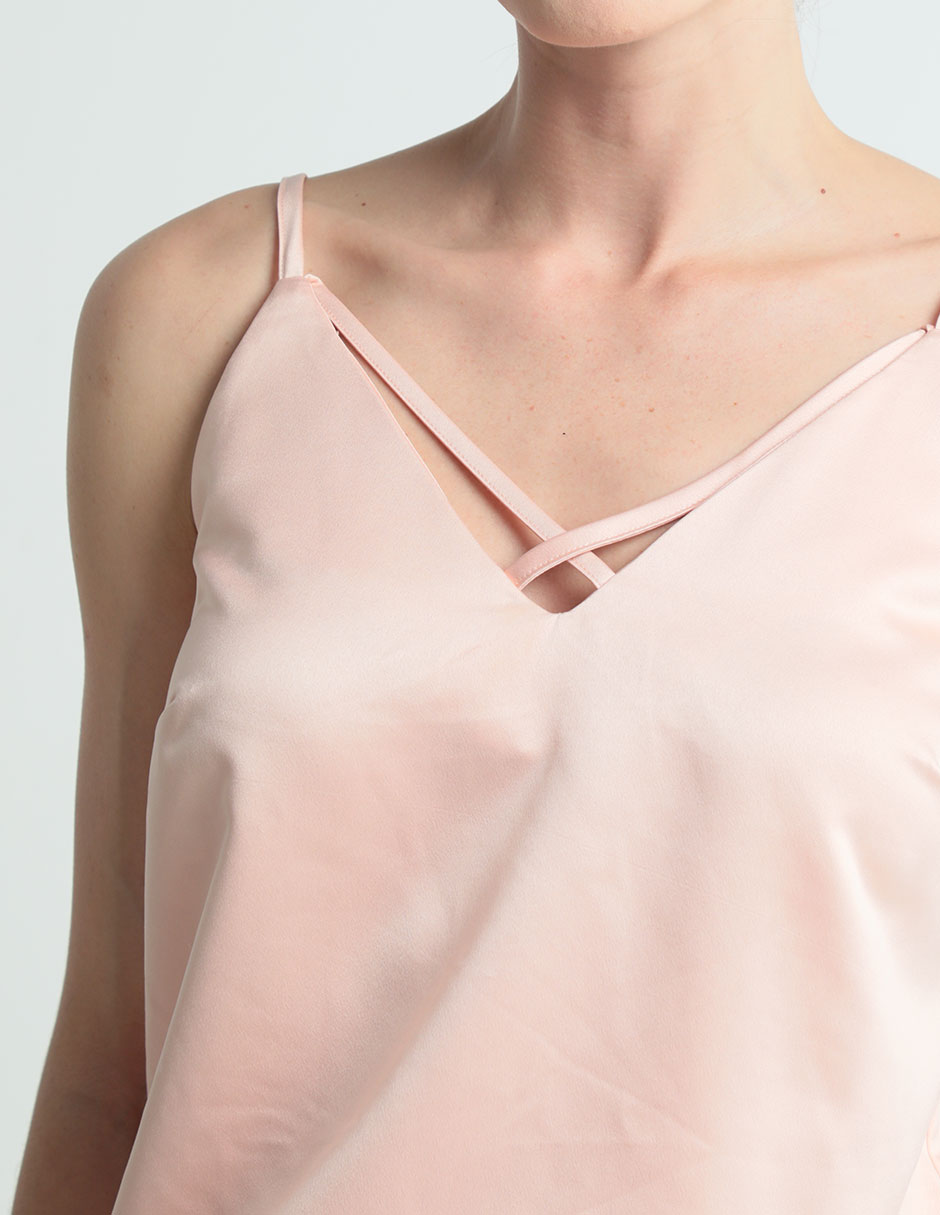 Blusa de tirantes Contempo para mujer