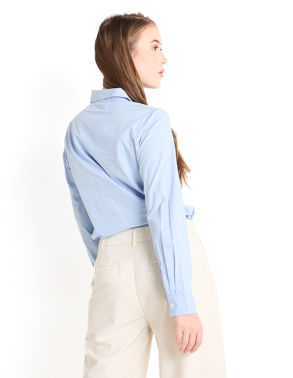 Blusa manga larga para mujer 5