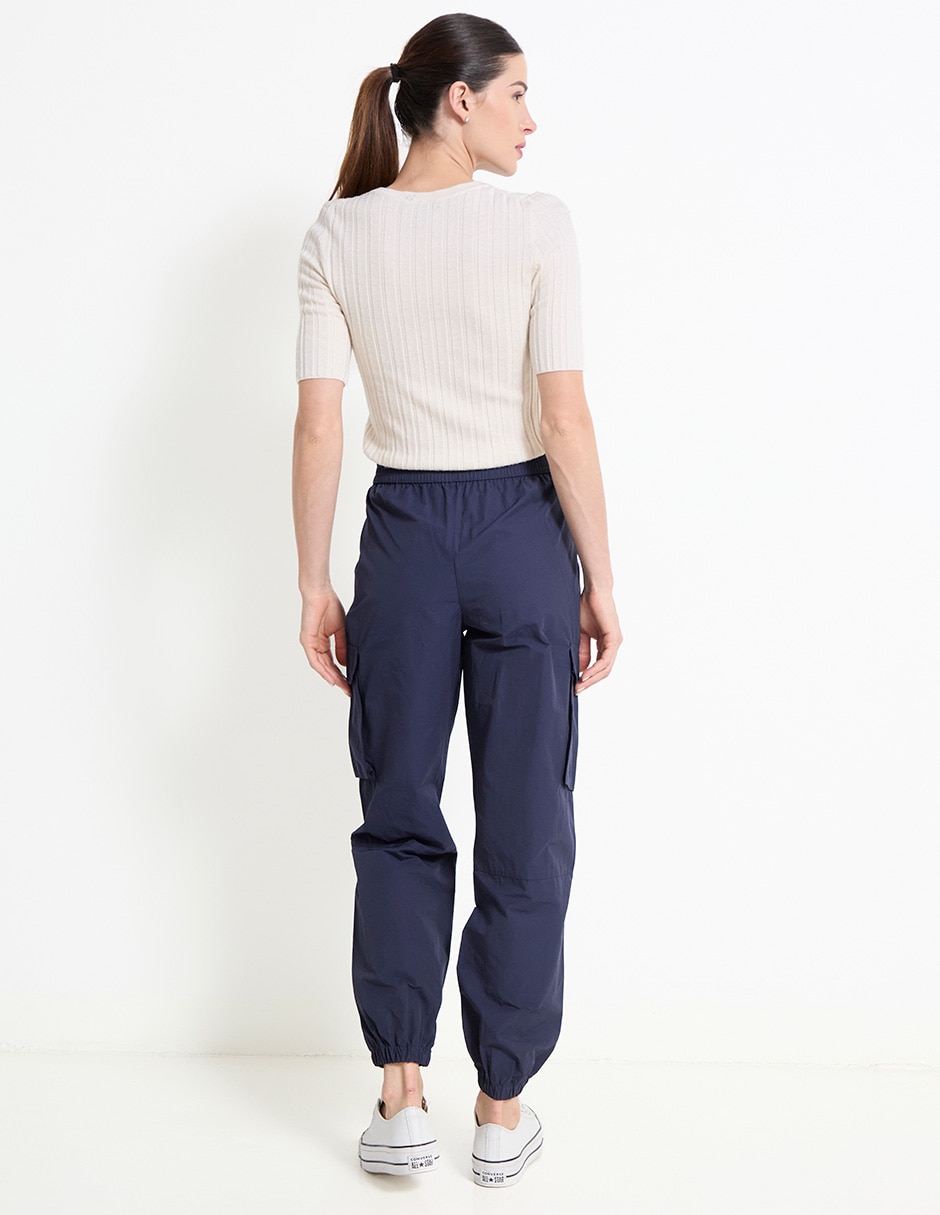 Pantalón cargo regular para mujer