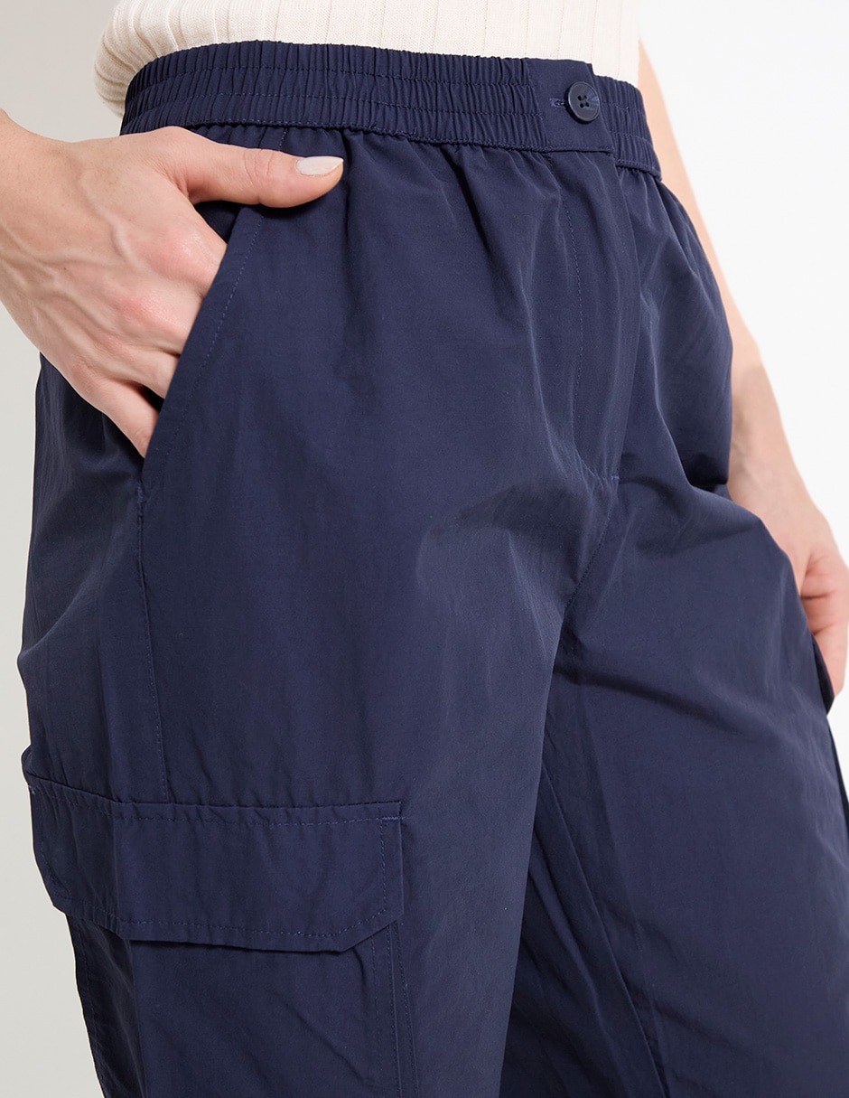 Pantalón cargo regular para mujer