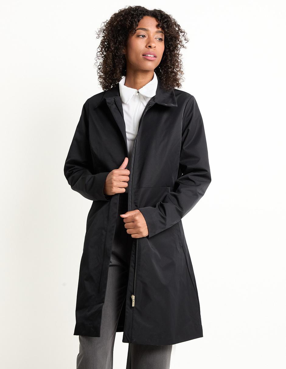 Gabardina con bolsillos Contempo para mujer