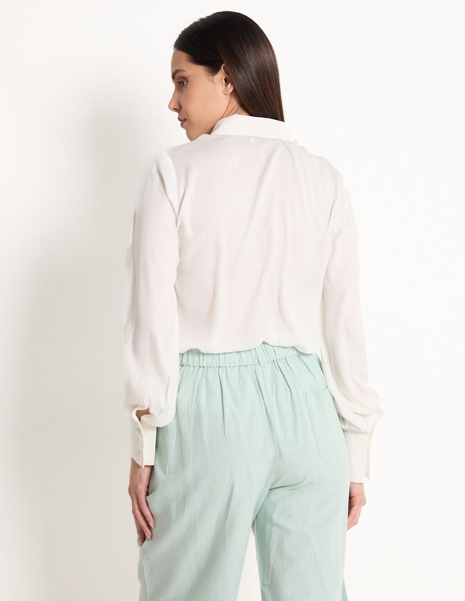 Blusa Contempo manga larga para mujer