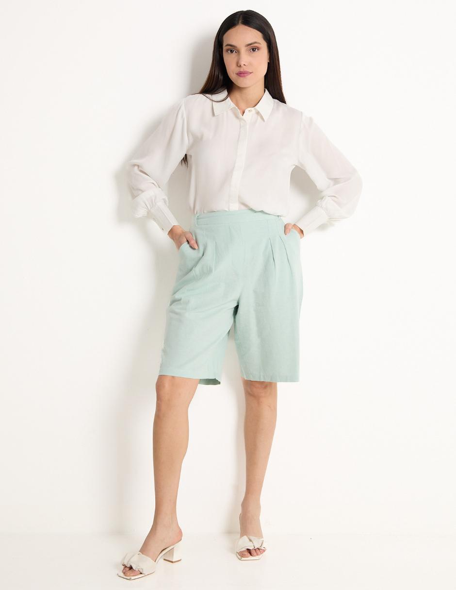 Blusa Contempo manga larga para mujer