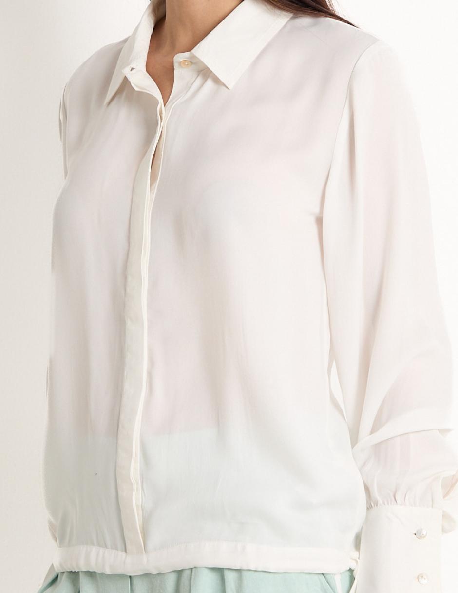 Blusa Contempo manga larga para mujer