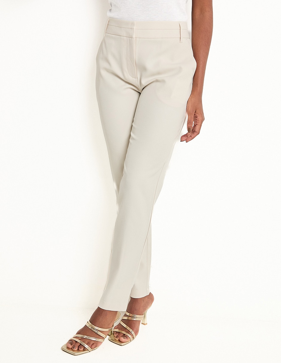 Pantalón de vestir slim para mujer Pantalón de vestir slim para mujer