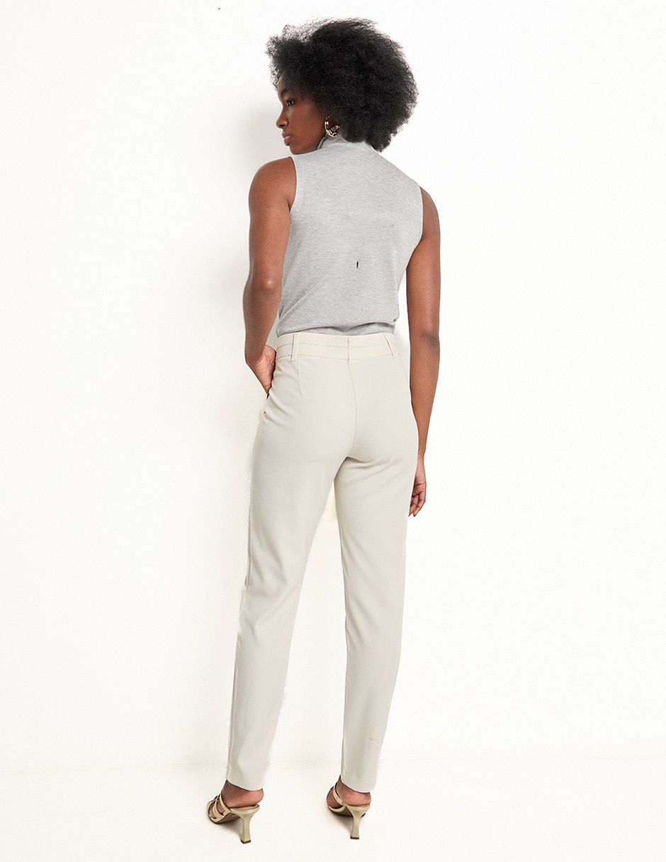 Pantalón de vestir slim para mujer