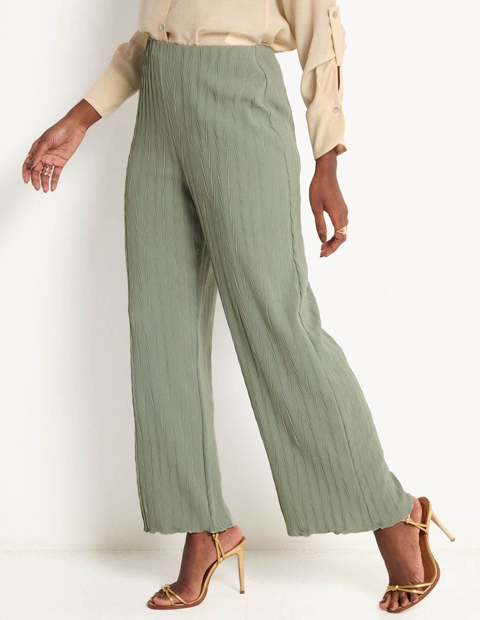 Pantalón relaxed amplio para mujer