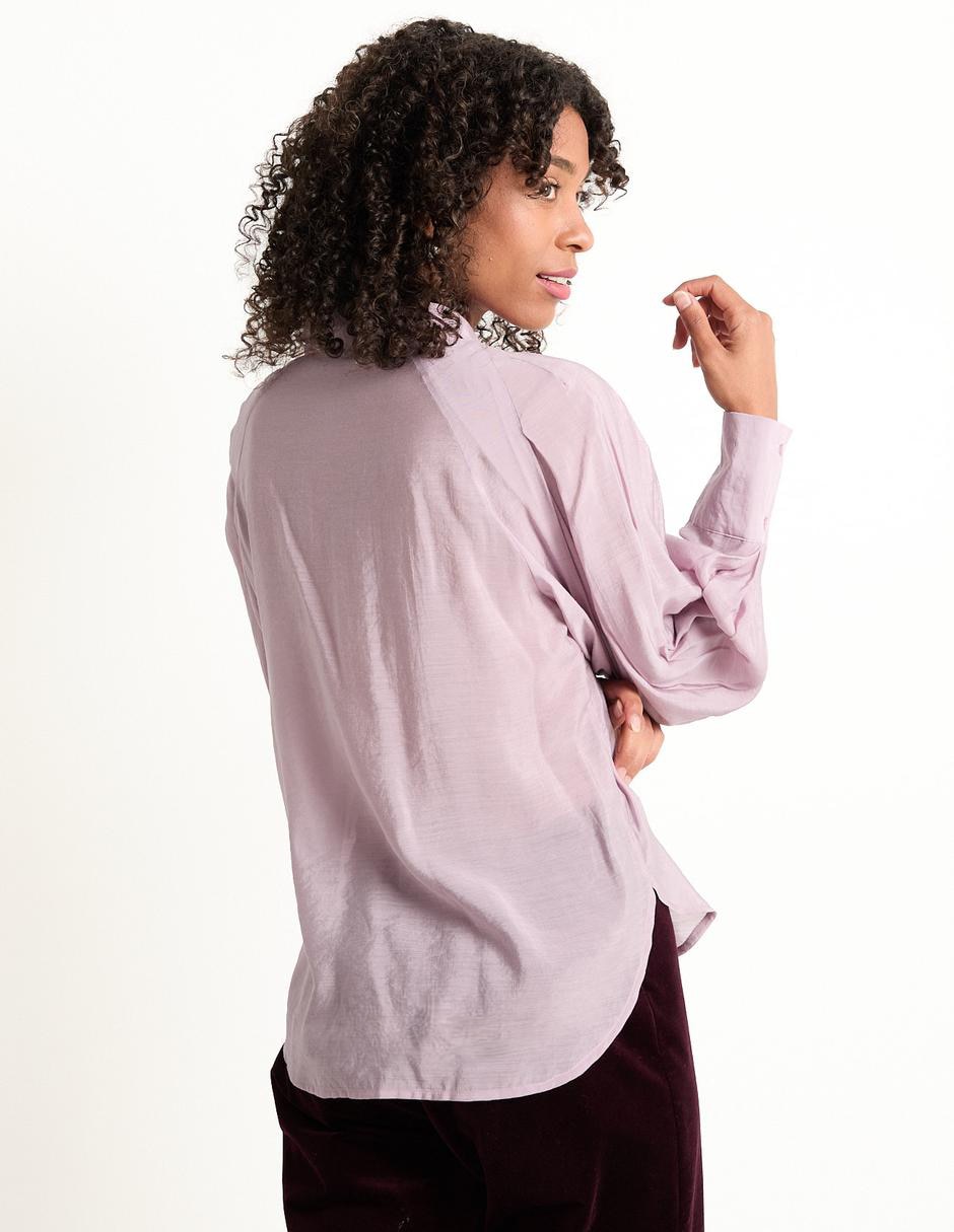 Blusa camisera manga larga para mujer 2