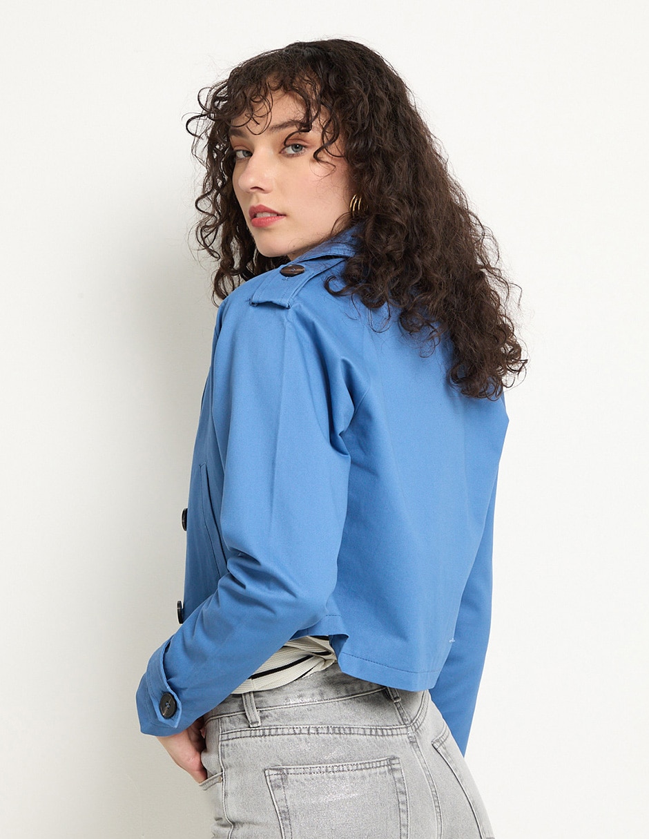 Gabardina casual para mujer 2
