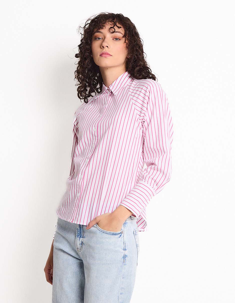 Blusa manga larga para mujer