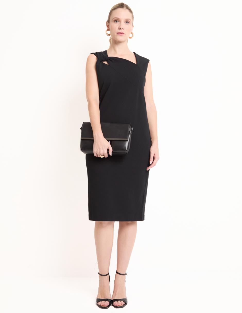 Vestido a la rodilla formal para mujer