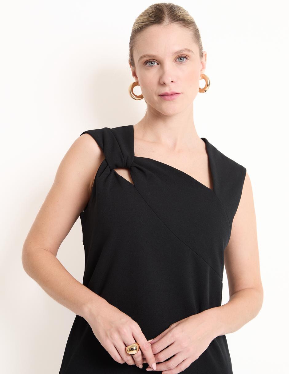 Vestido a la rodilla formal para mujer