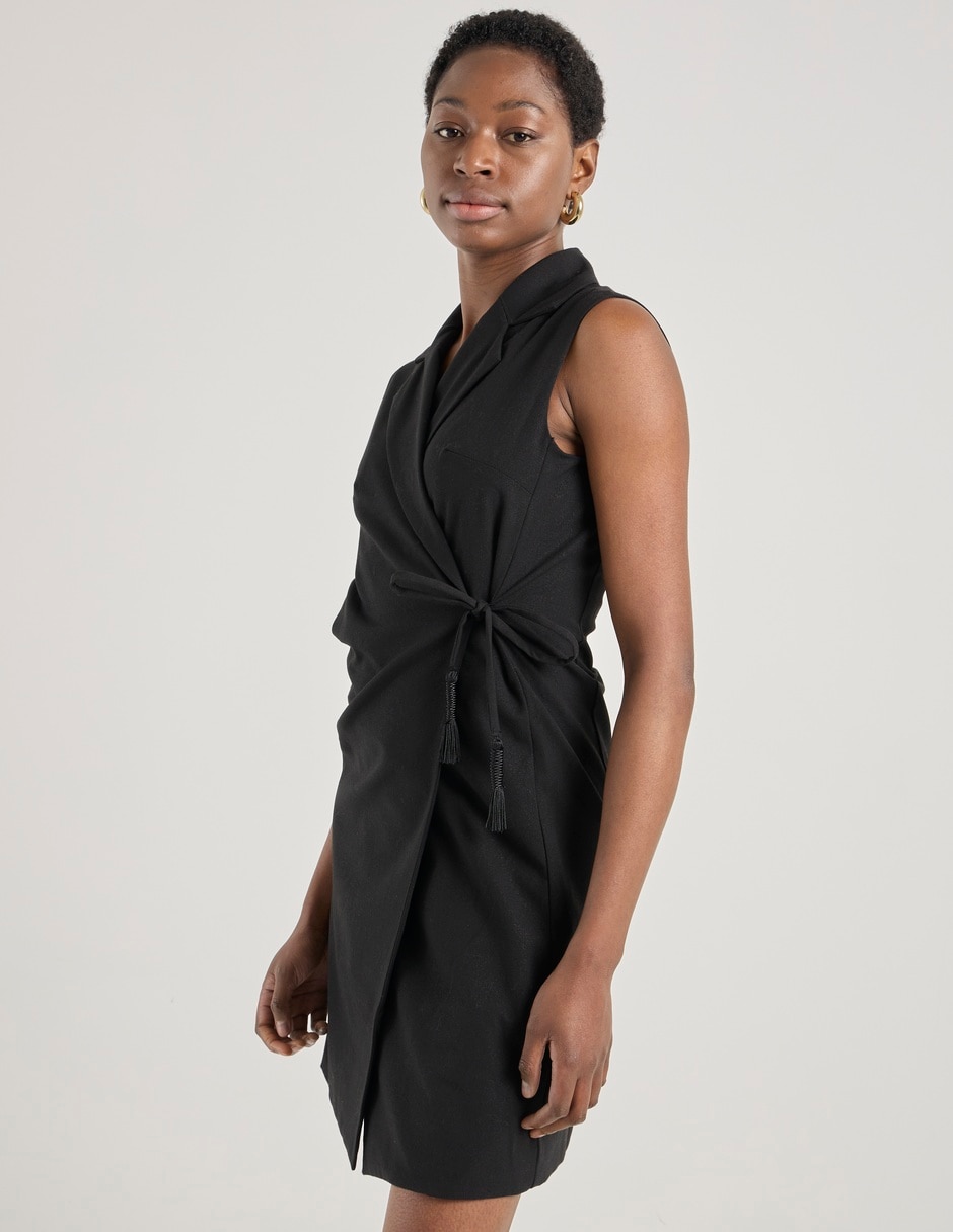 Vestido corto formal para mujer