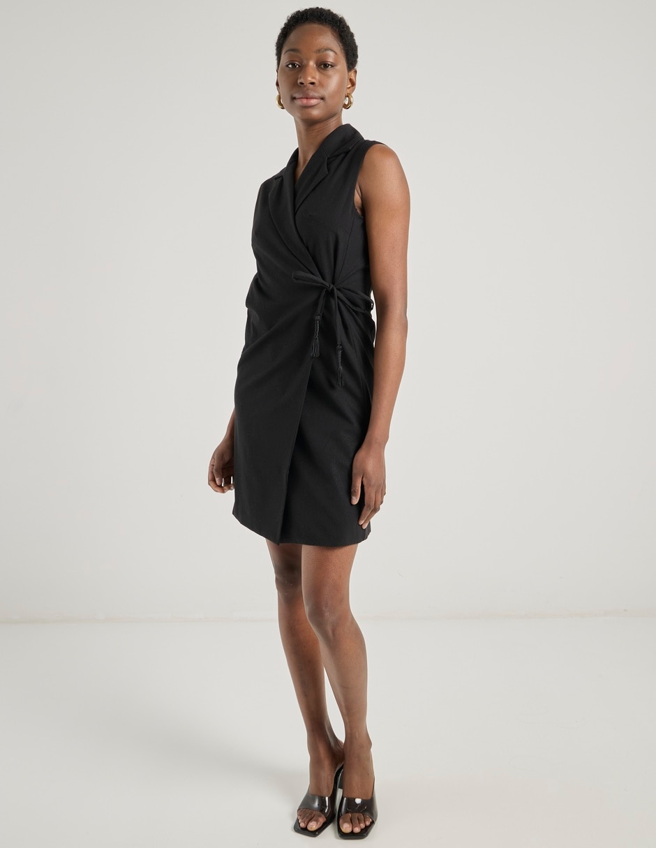 Vestido corto formal para mujer