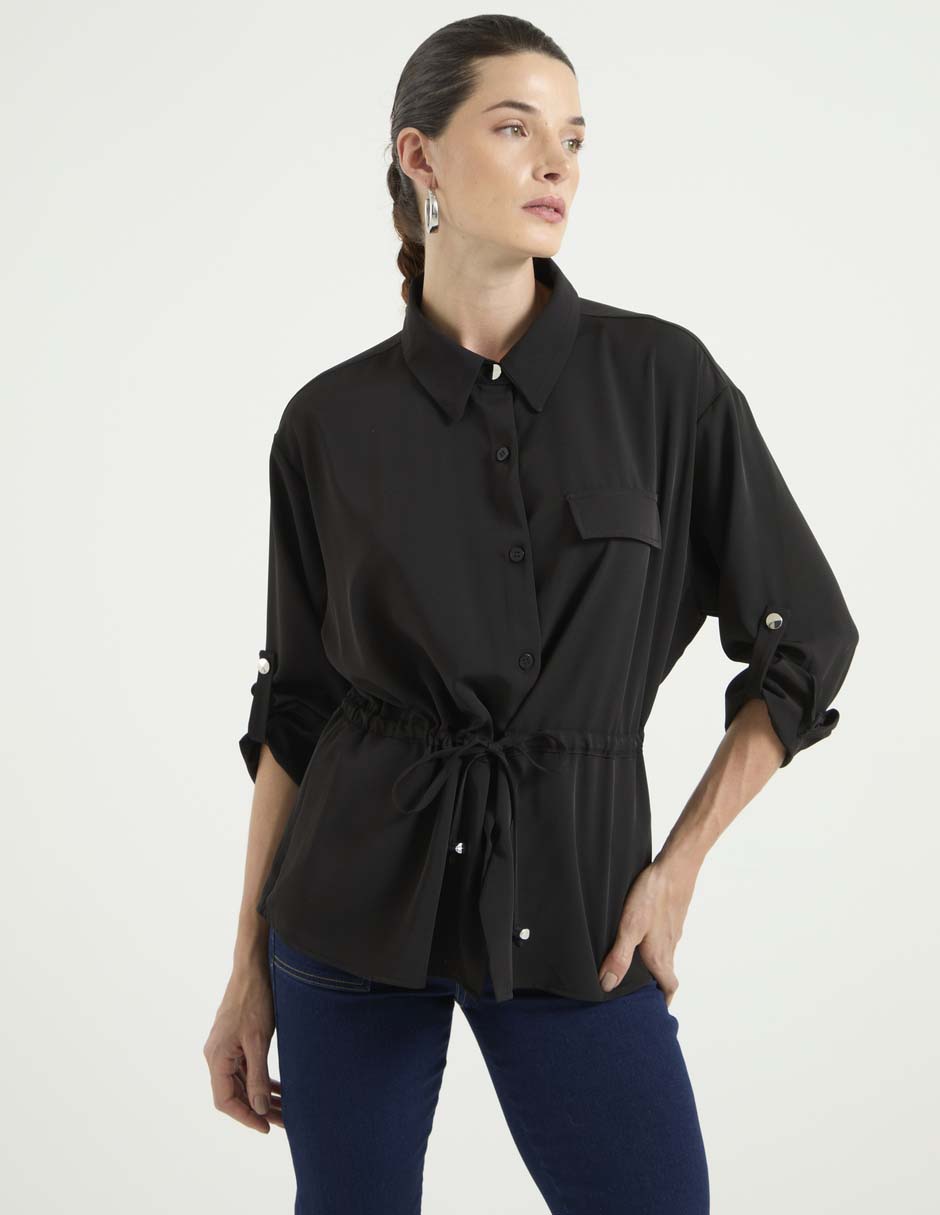 Blusa manga larga para mujer