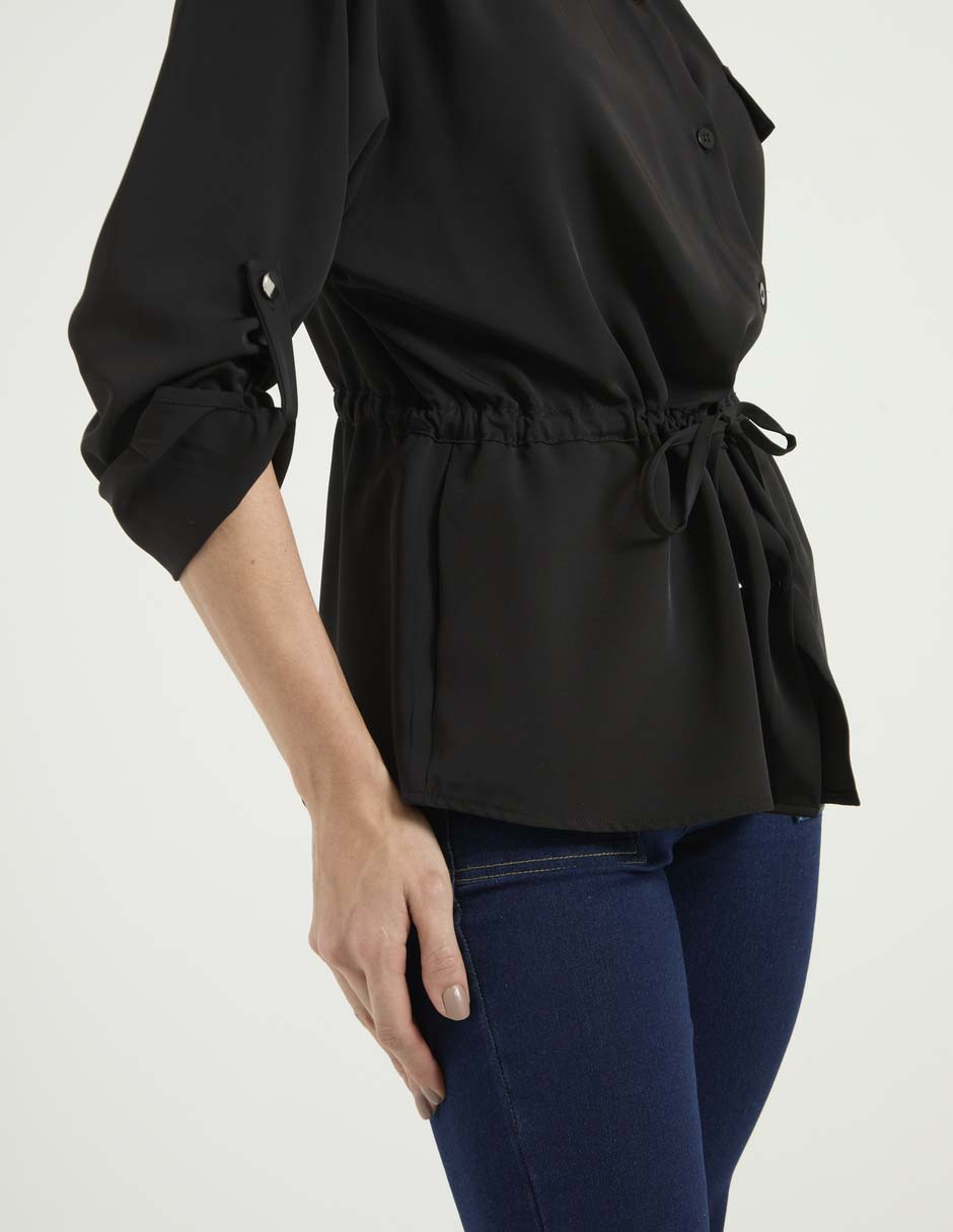 Blusa manga larga para mujer