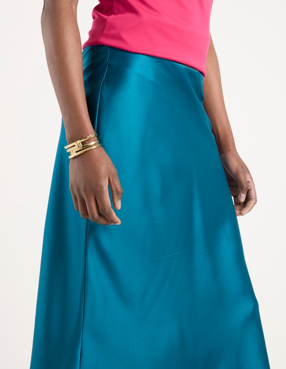 Falda crop a la cintura