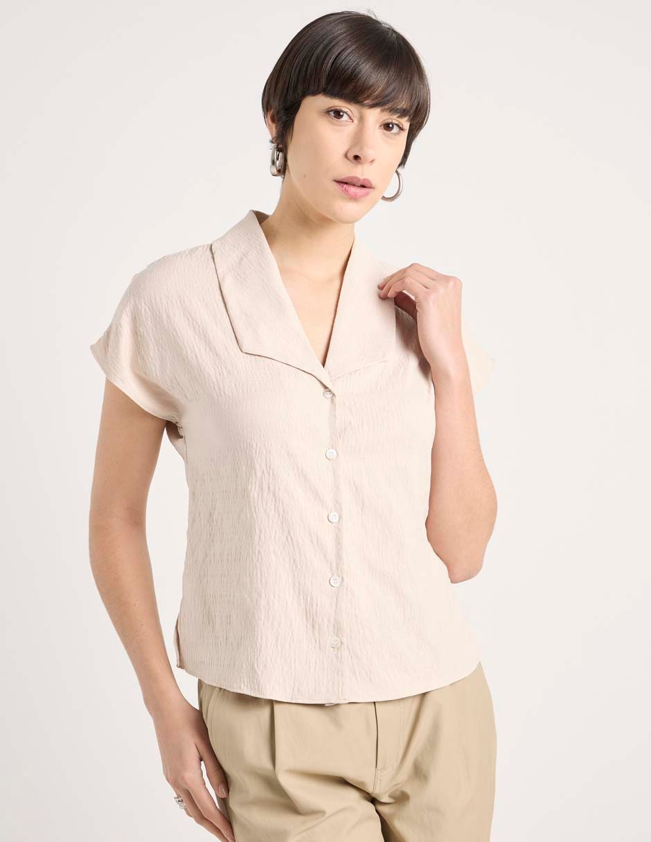 Blusa manga corta para mujer 1