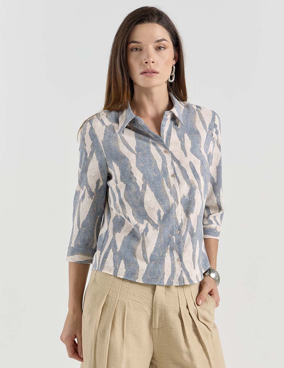 Blusa manga 3/4 para mujer 1