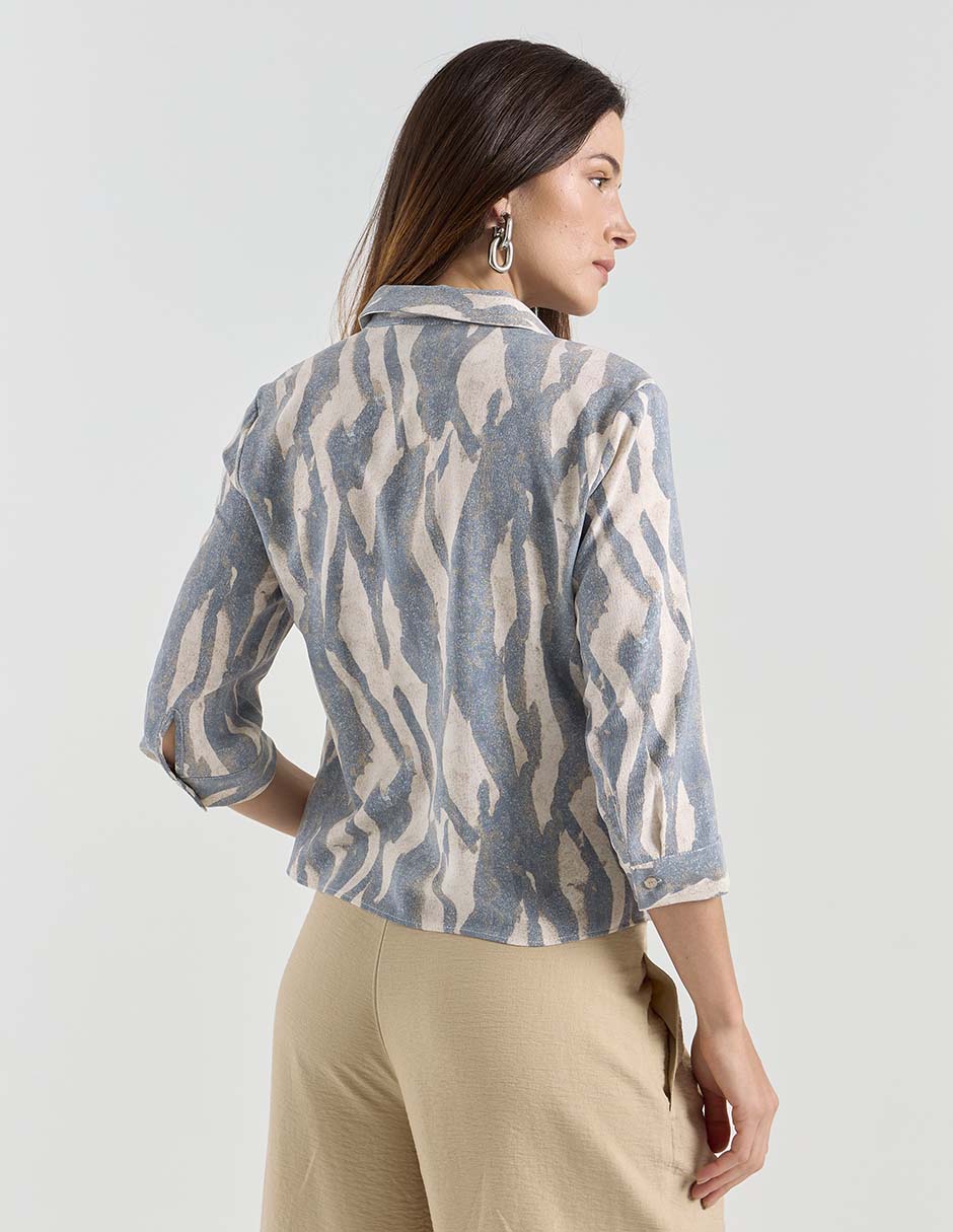 Blusa manga 3/4 para mujer 5