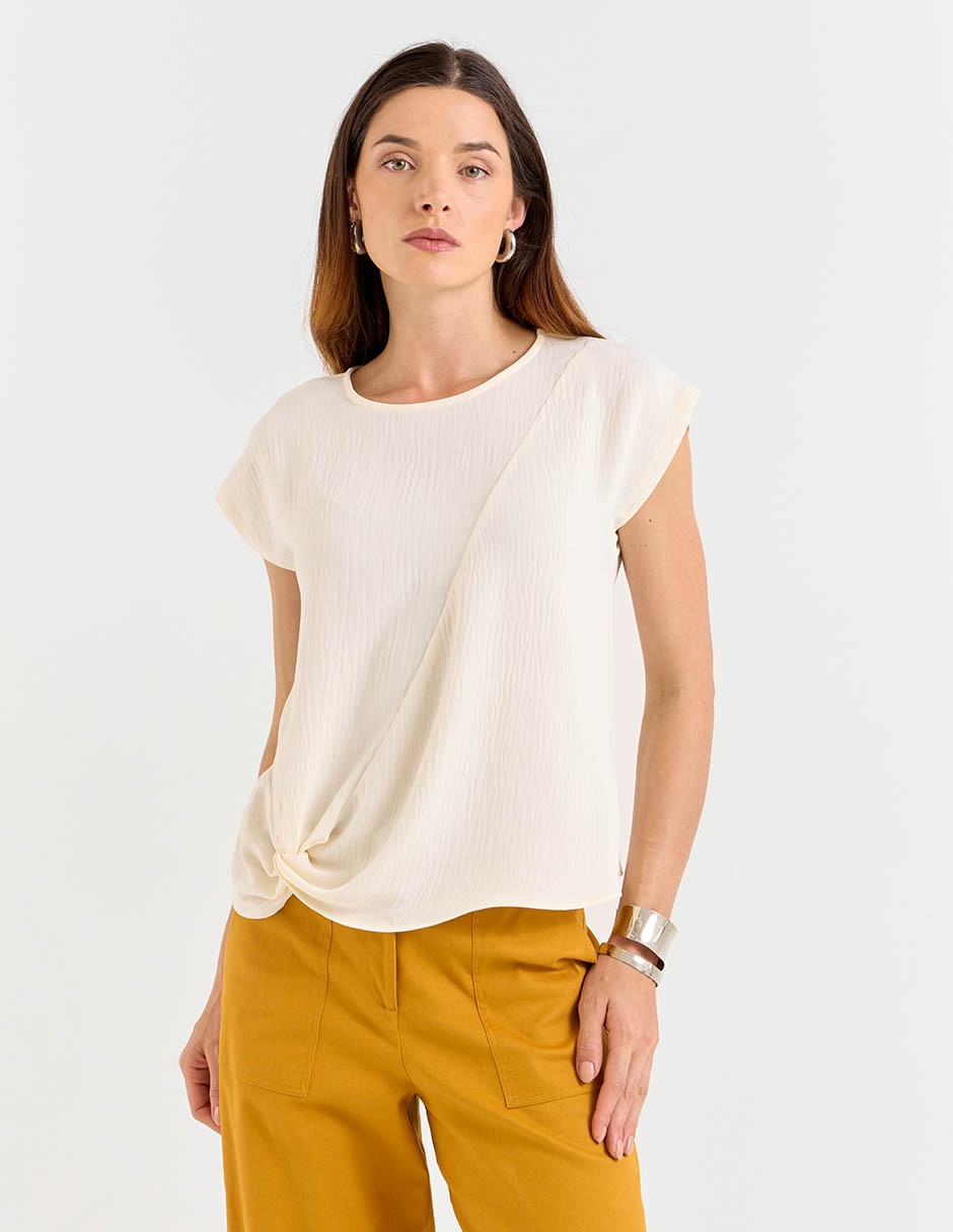 Blusa manga corta para mujer 1