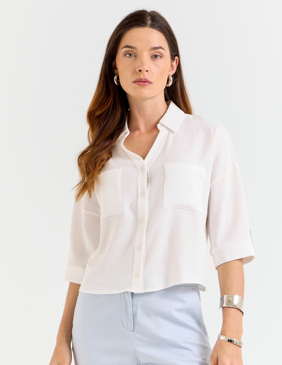Blusa manga 3/4 para mujer 1