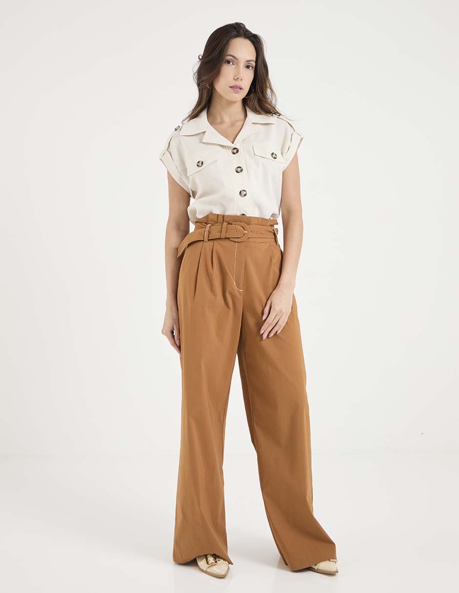 Blusa manga corta para mujer 7