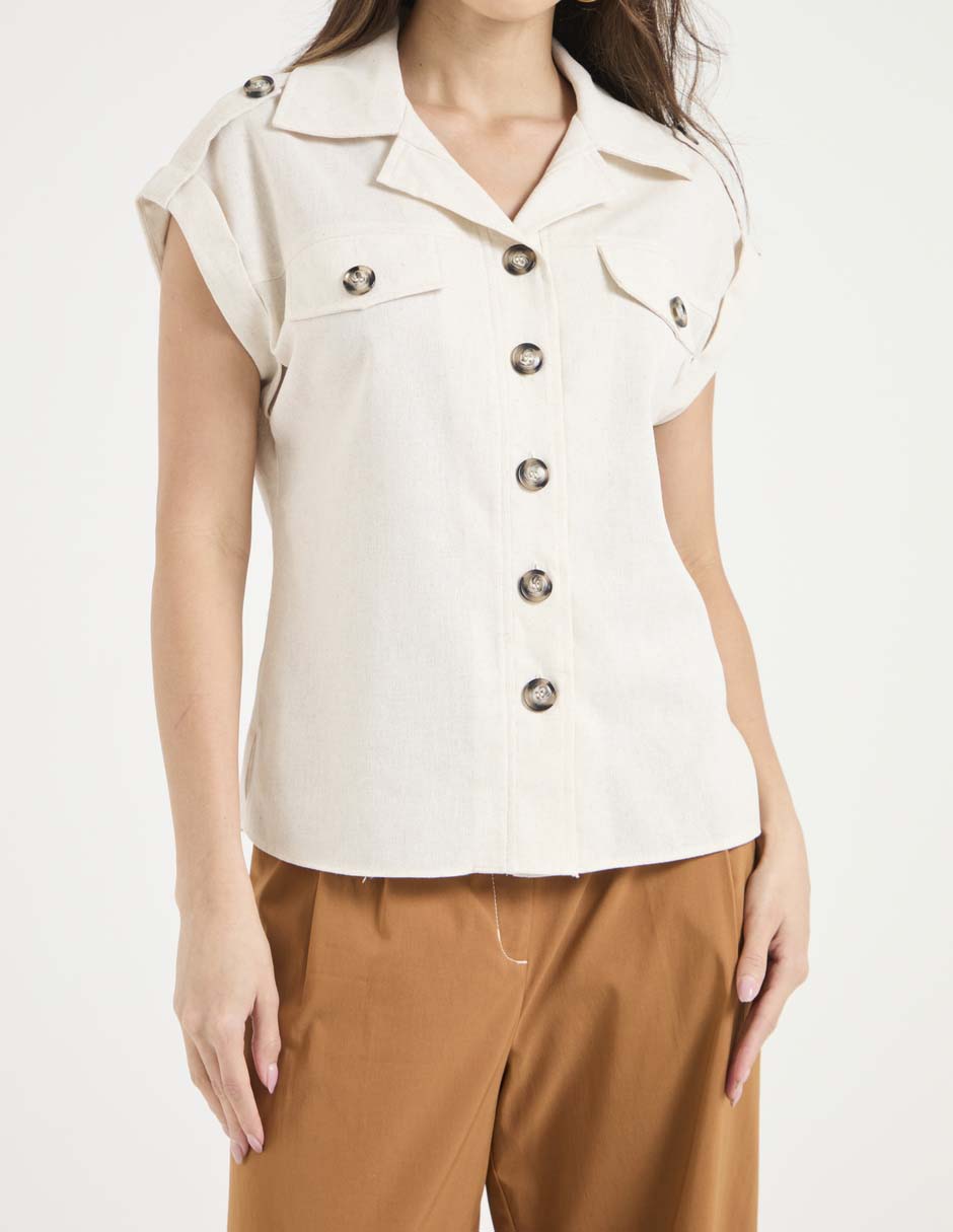 Blusa manga corta para mujer 9