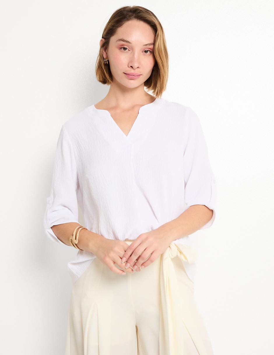 Blusa manga 3/4 para mujer