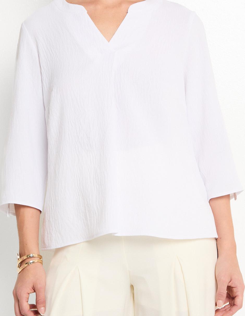 Blusa Contempo manga 3/4 para mujer