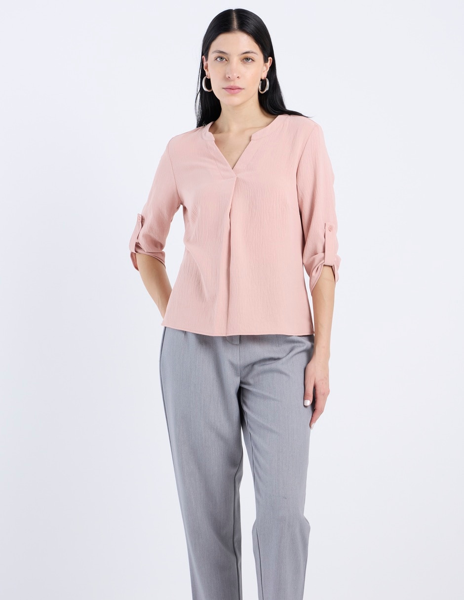 Blusa manga 3/4 para mujer Blusa manga 3/4 para mujer