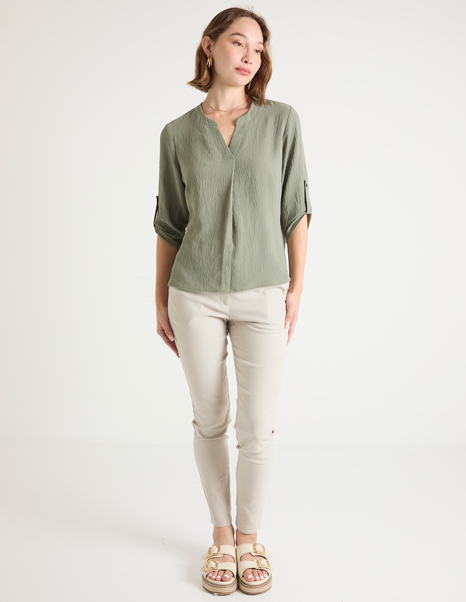 Blusa manga 3/4 para mujer 3