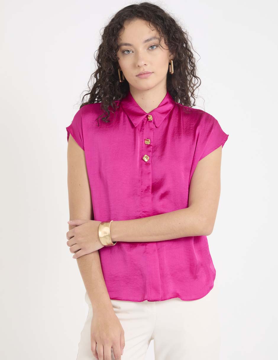 Blusa manga corta para mujer Blusa manga corta para mujer