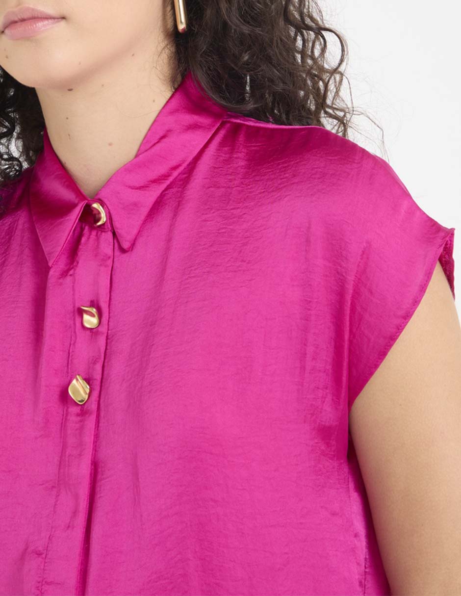 Blusa manga corta para mujer 4