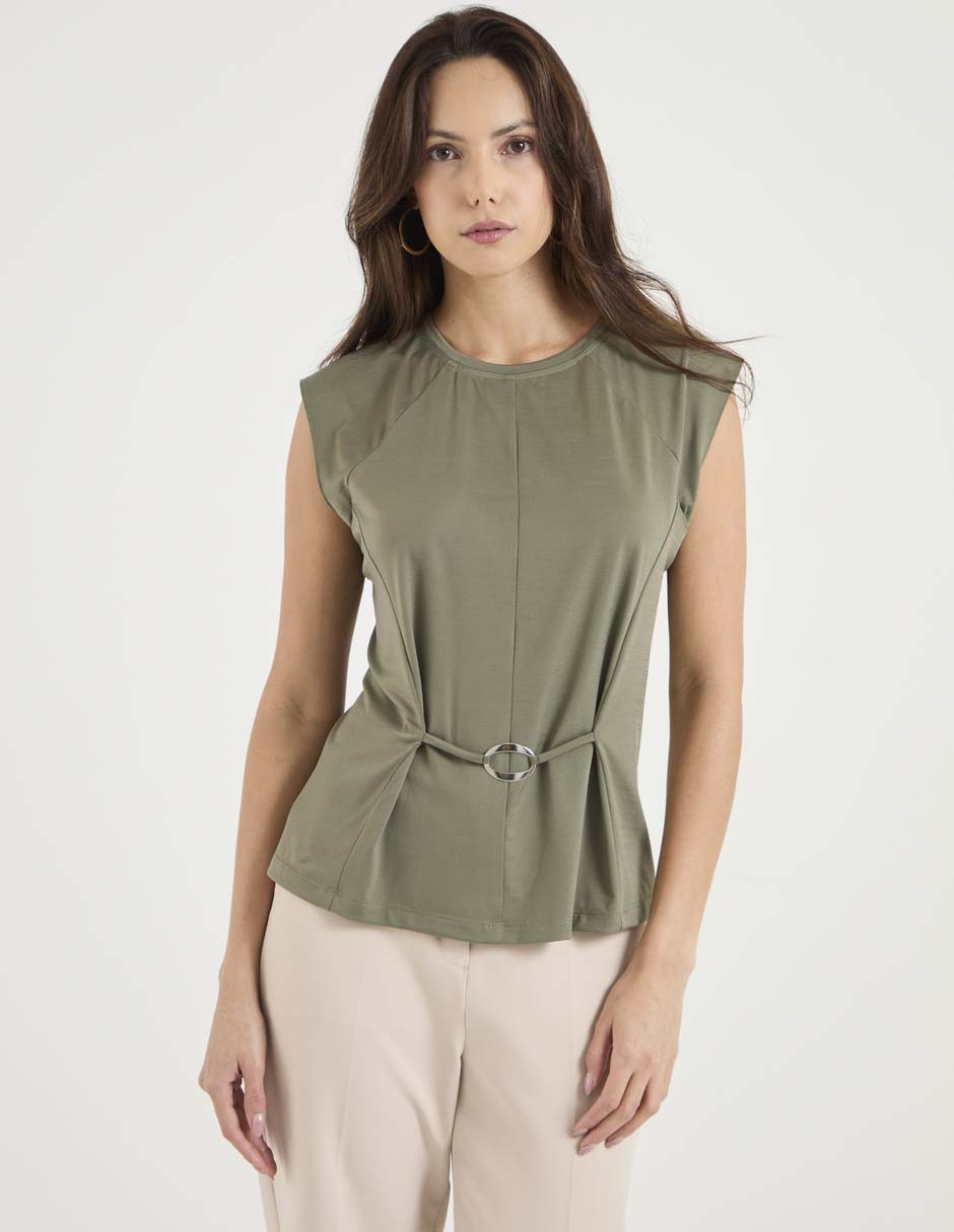 Blusa manga corta para mujer 1