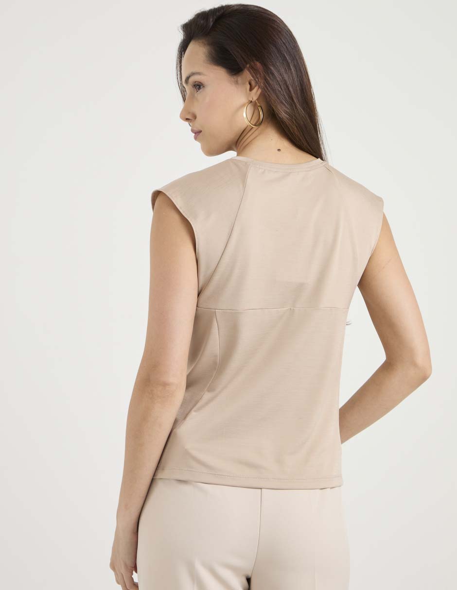 Blusa Contempo manga corta para mujer