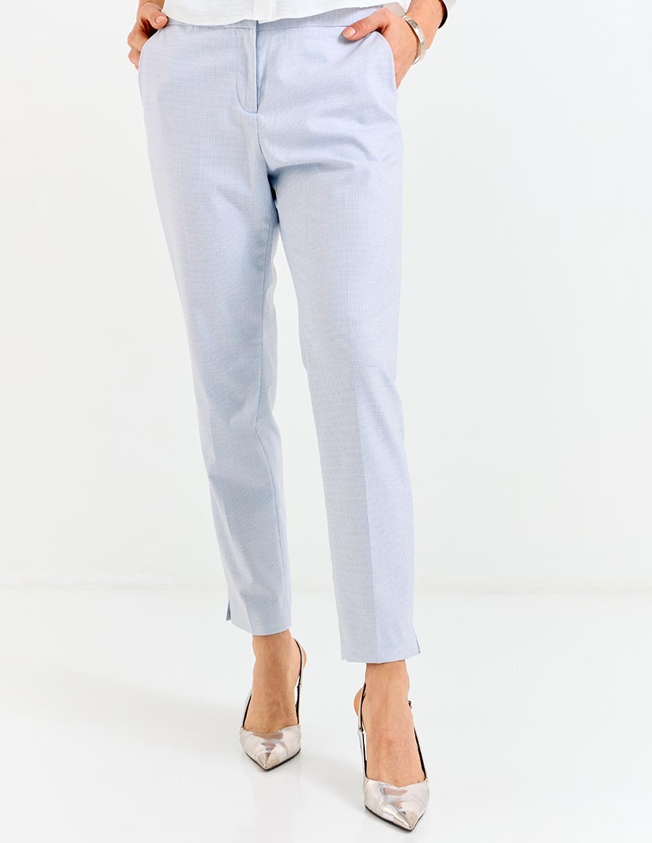 Pantalón de vestir slim para mujer